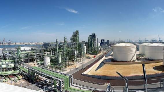 Neste manufactures renewable products in Neste's Rotterdam Refinery